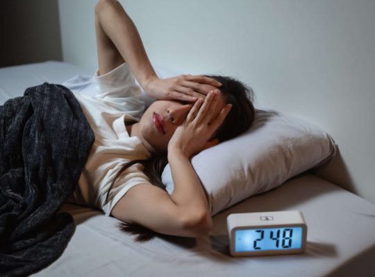 睡眠不足でストレス